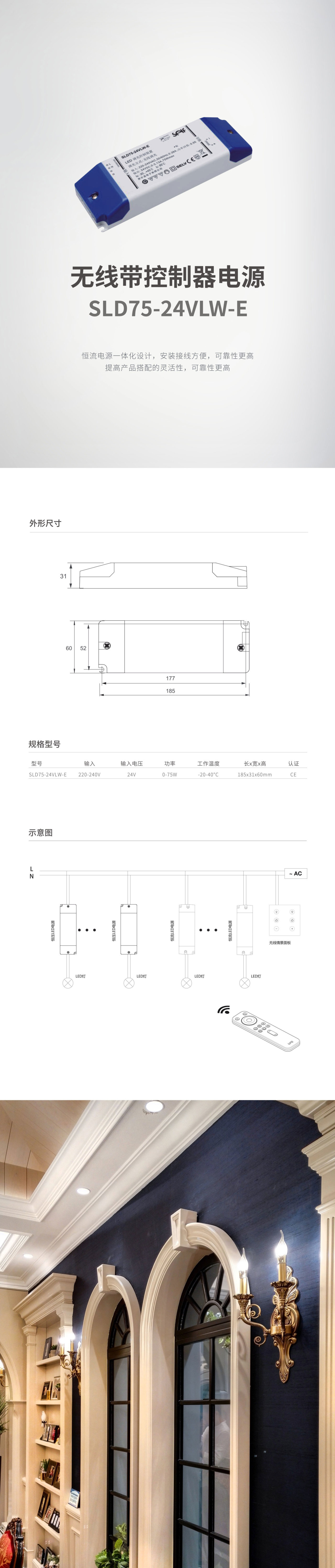 SLD75-24VLW-E