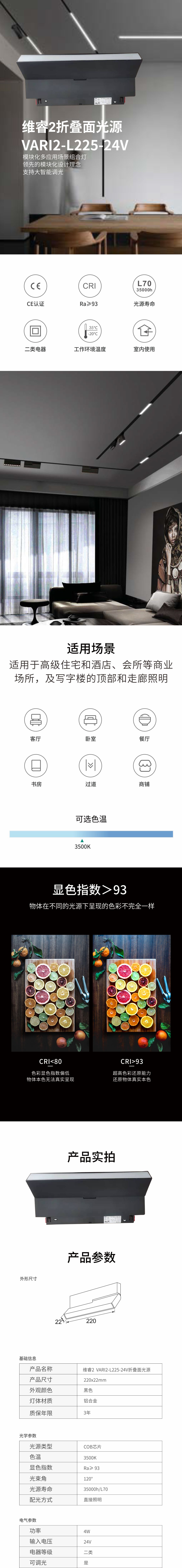 维睿2折叠面光源